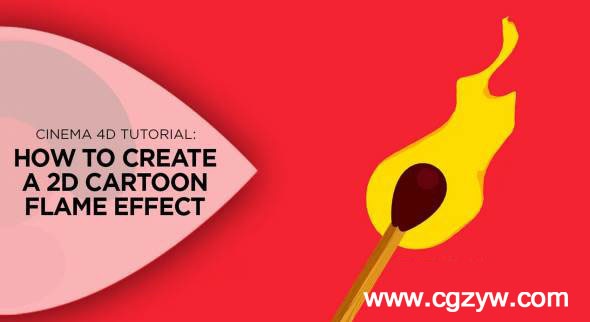 How-to-Create-2D-Cartoon-Fire-Effects-in-Cinema-4D