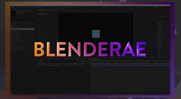Blender与Ae导入桥接插件 BlenderAE v1.2.2+使用教程
