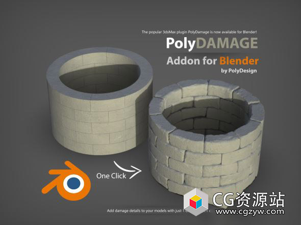 Cgtrader – Polydamage For Blender