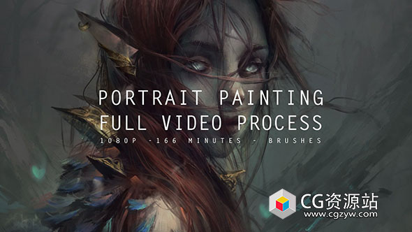 Artstation – Levuong Portrait Painting – Full Video Process + Brushes